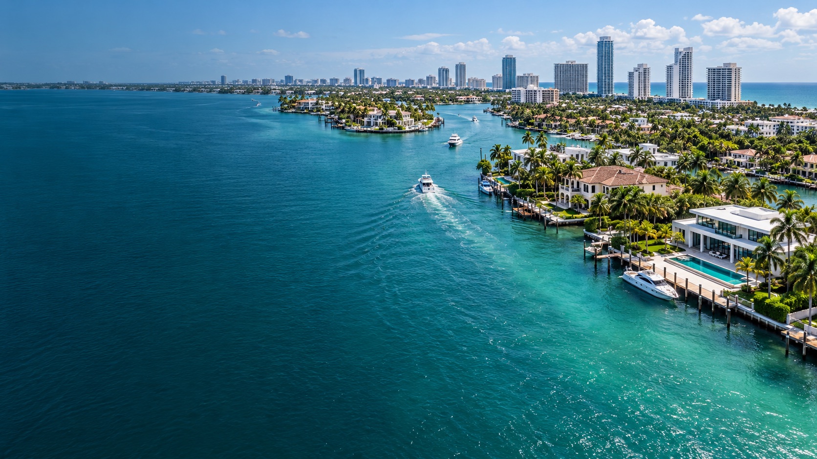 South Florida waterfront and neighborhoods