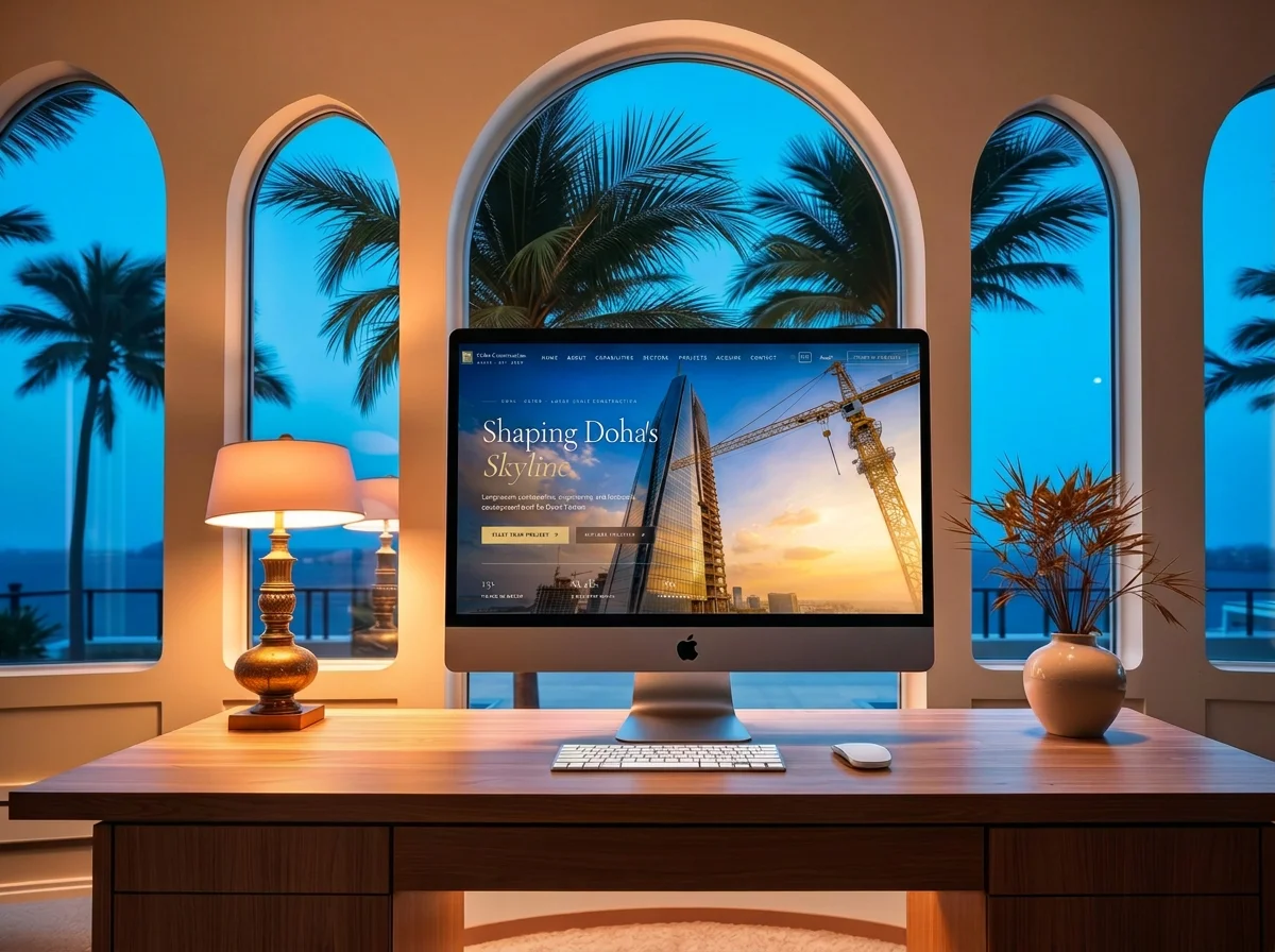Doha Construction website preview